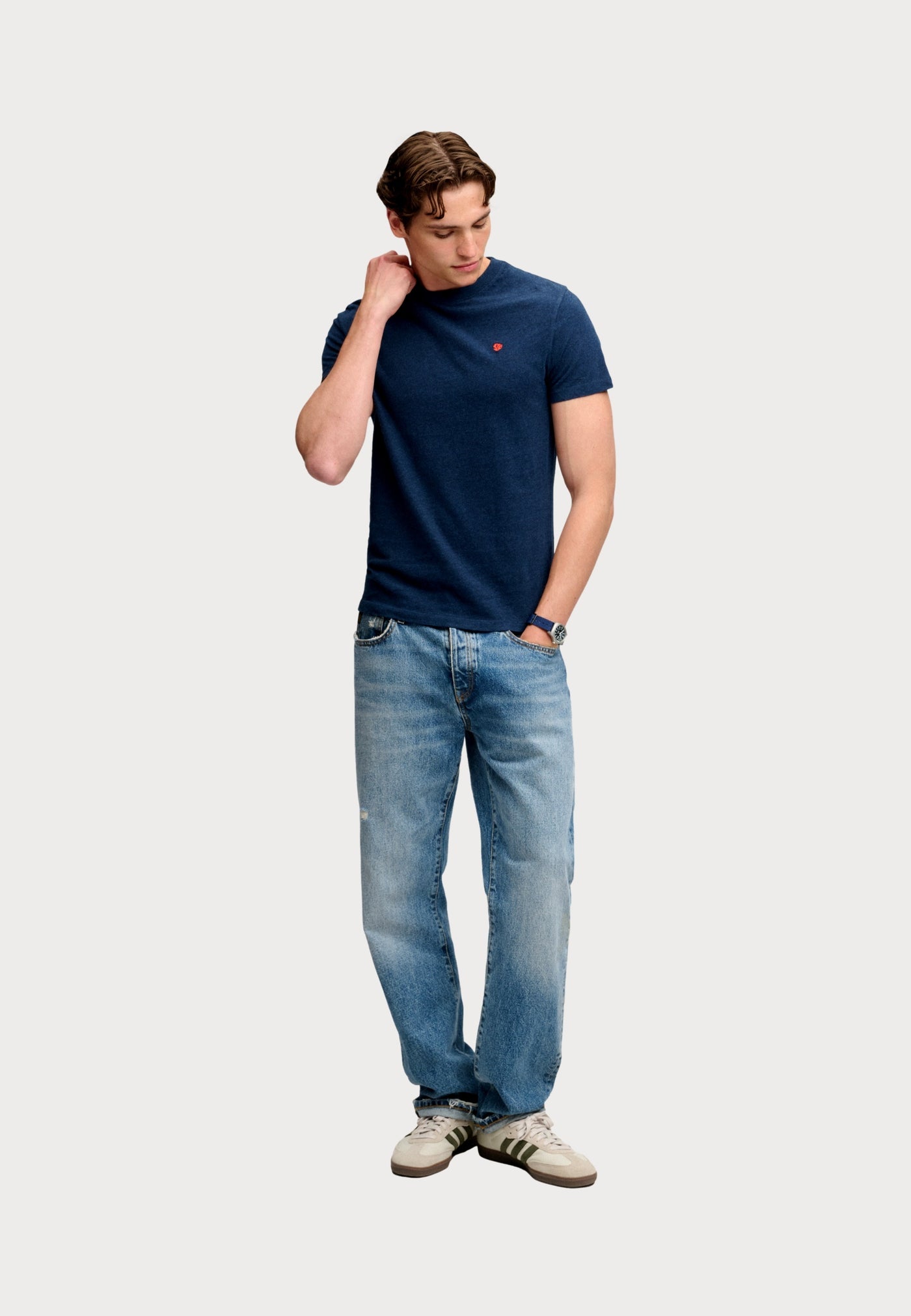 Superdry Logo Shirt mit Stickerei