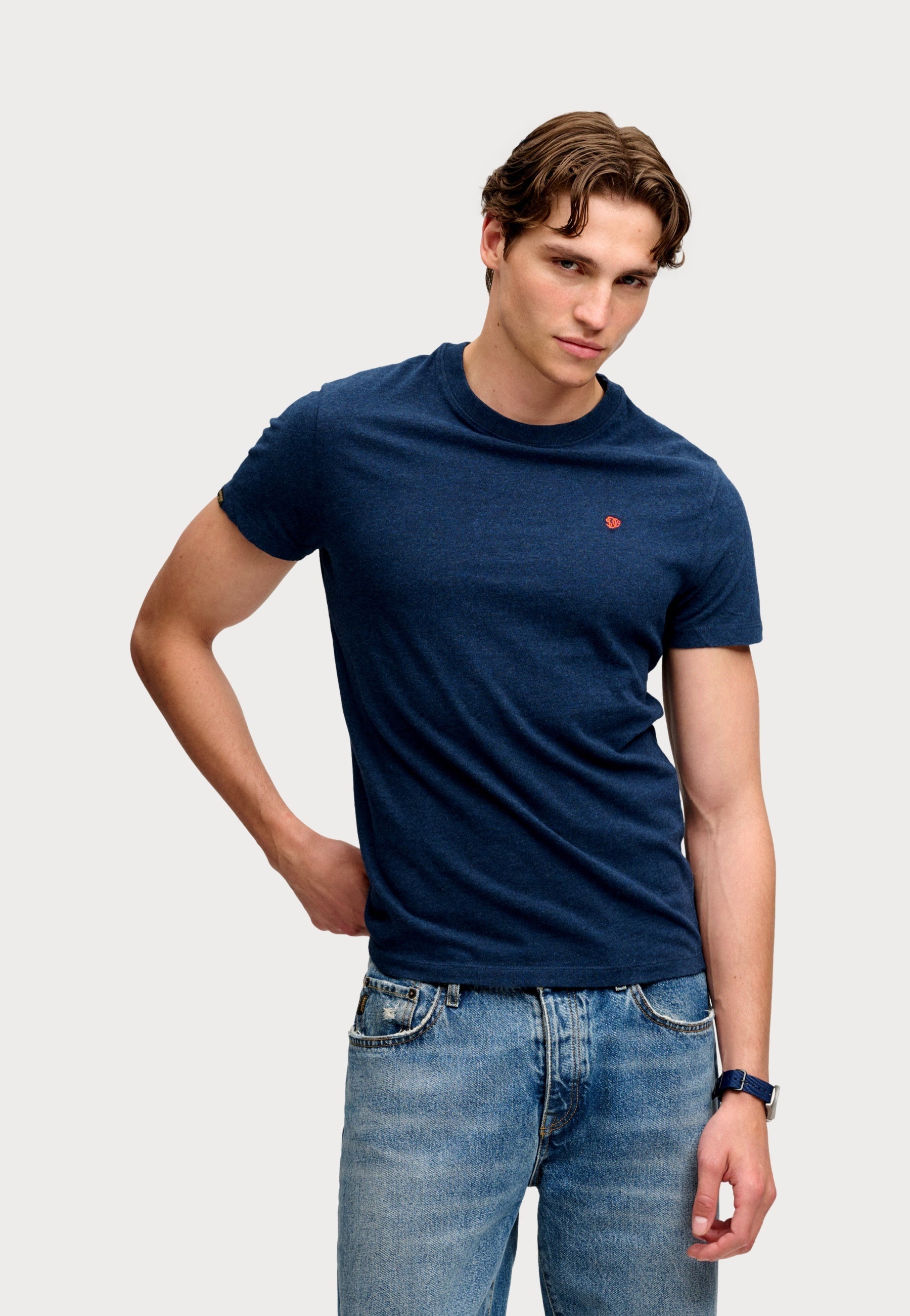 Superdry Logo Shirt mit Stickerei