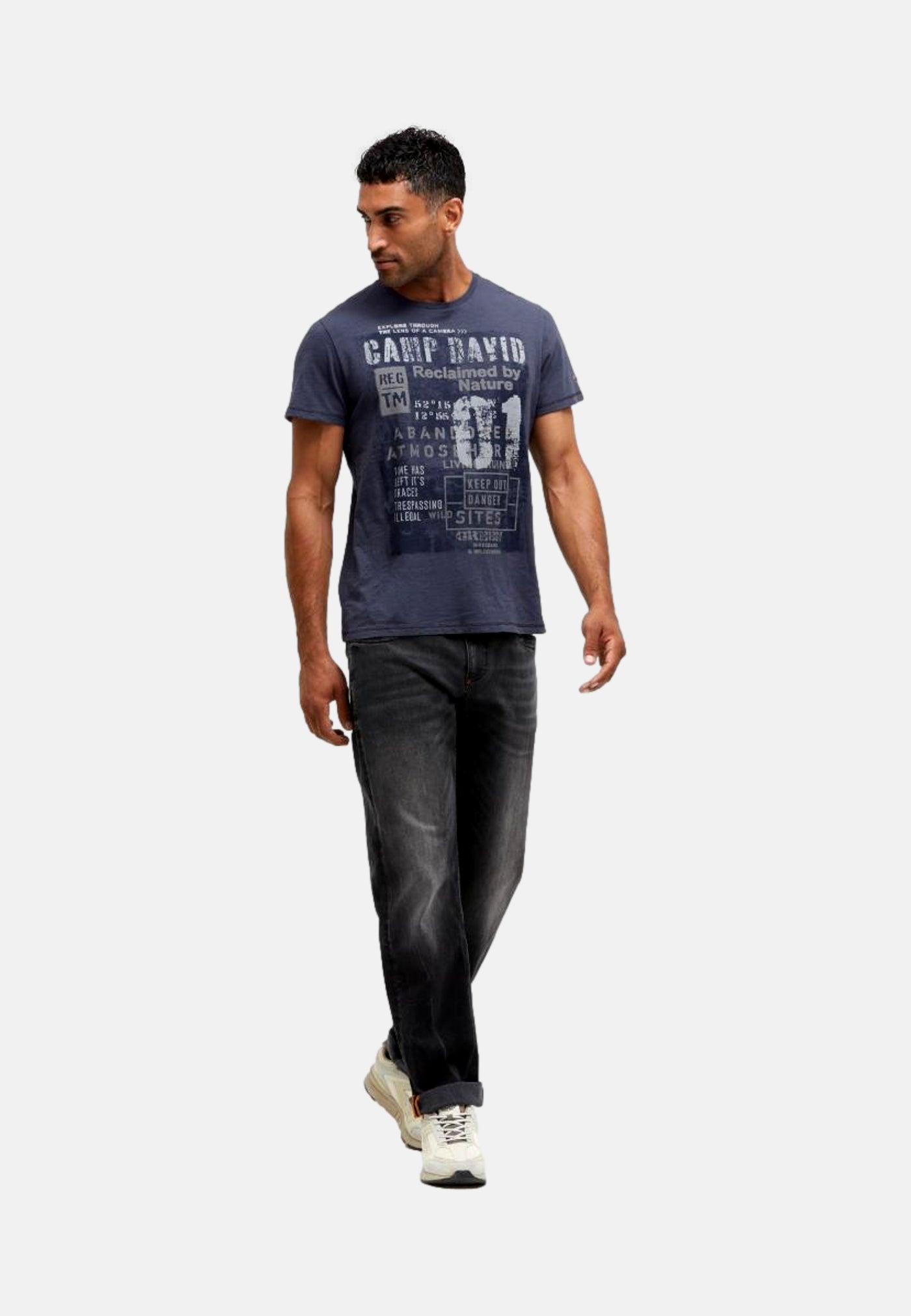 Camp David WILD SITES I Kurzarmshirt