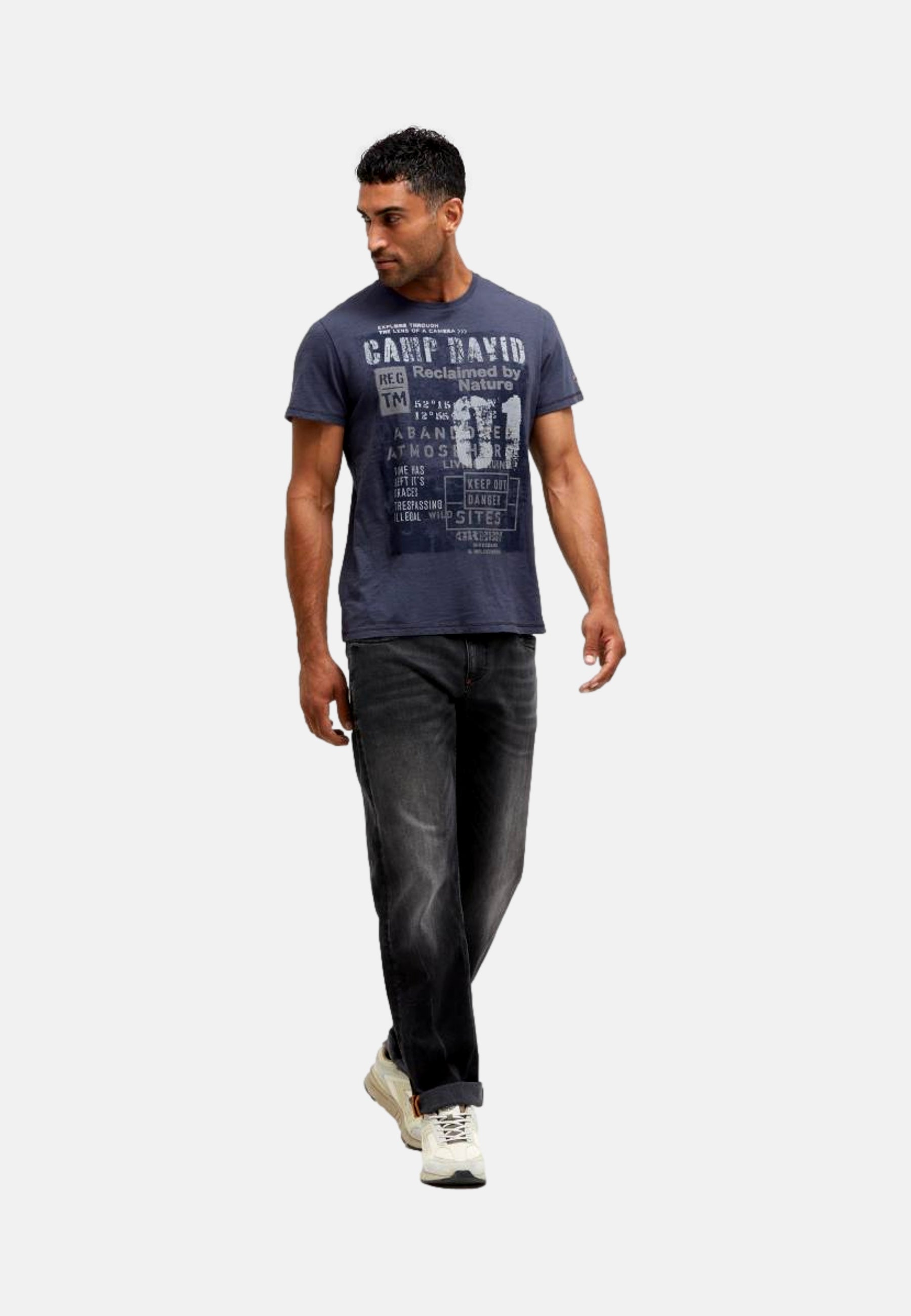 Camp David WILD SITES I Kurzarmshirt