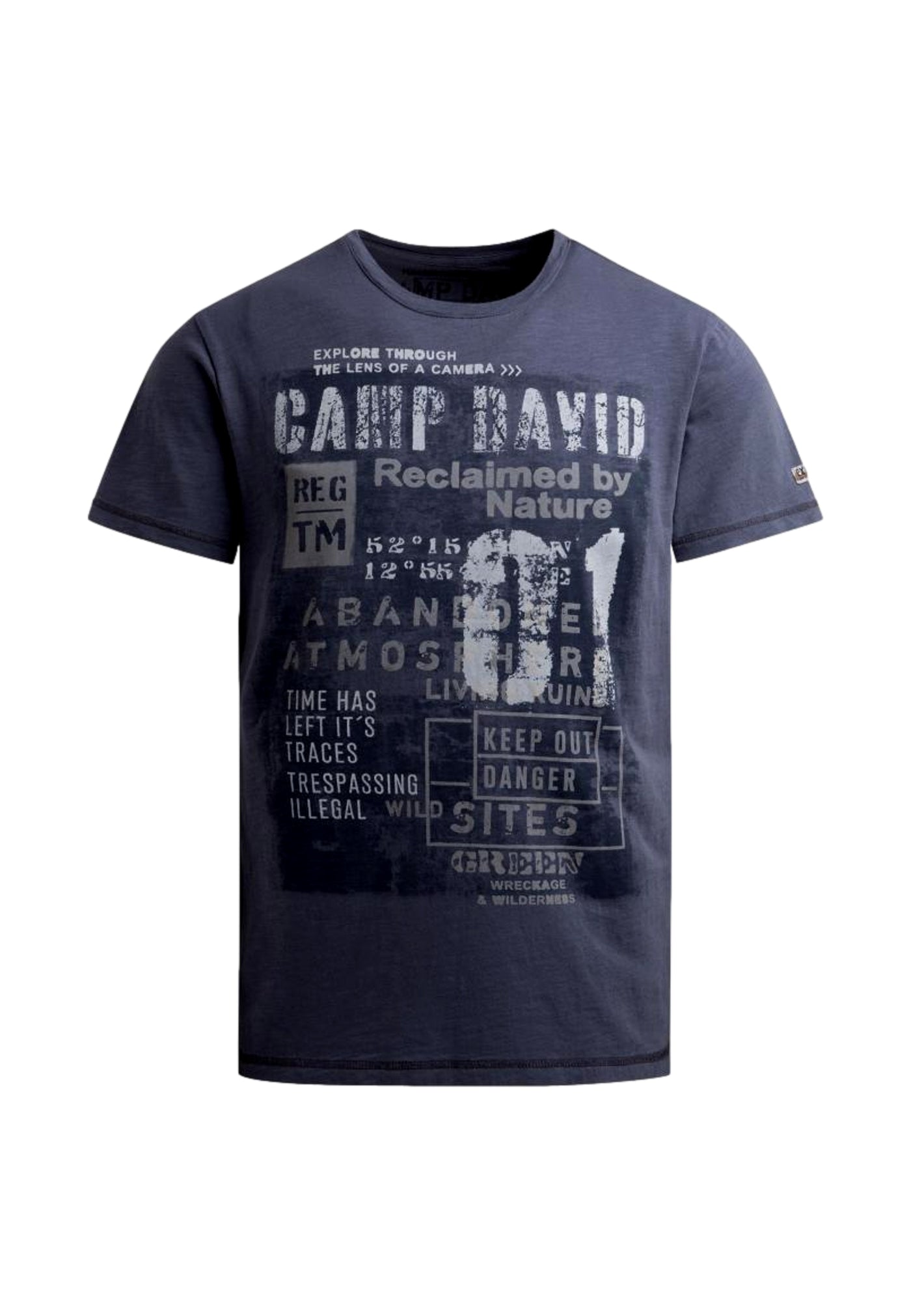 Camp David WILD SITES I Kurzarmshirt