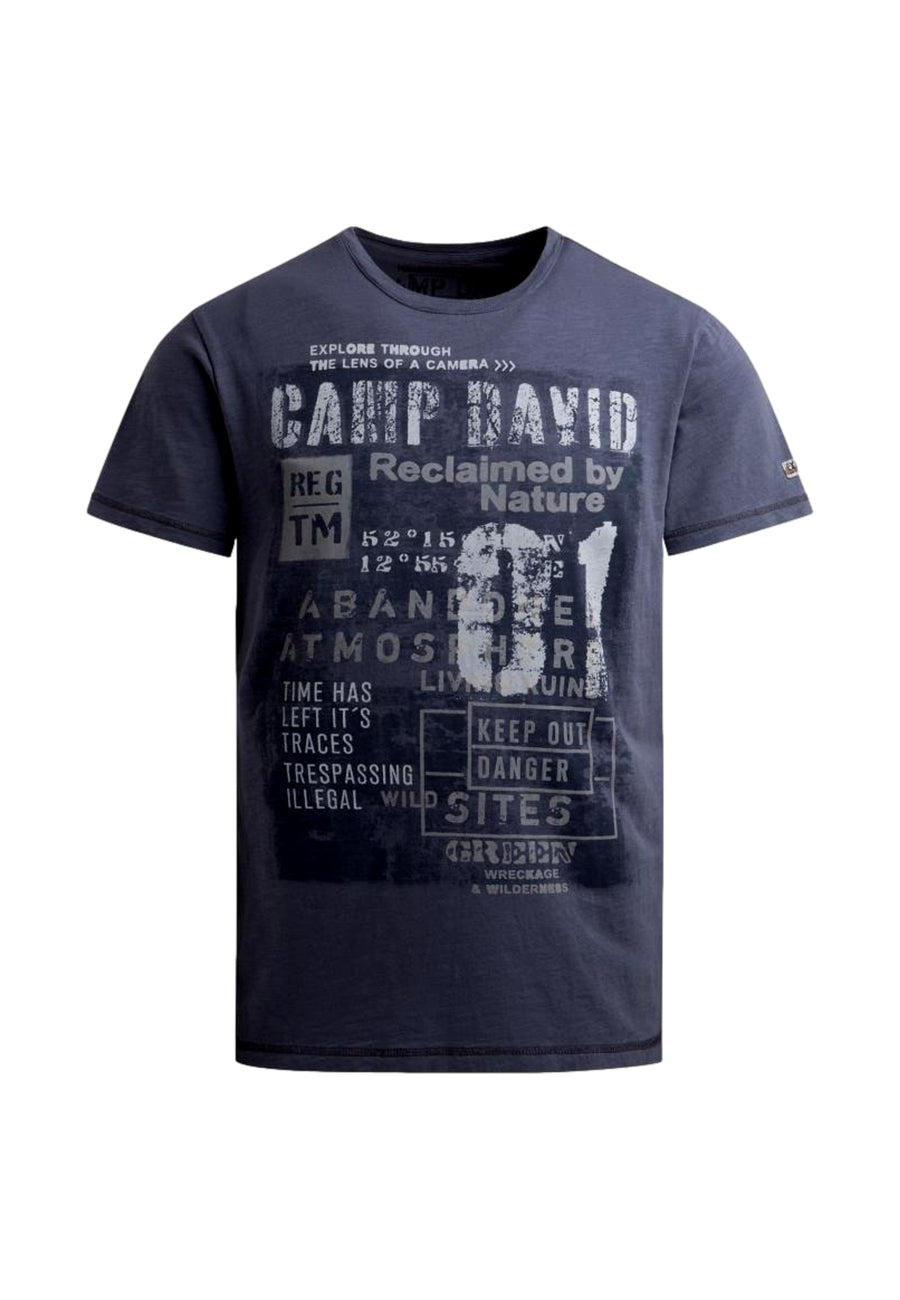 Camp David WILD SITES I Kurzarmshirt