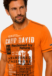 Camp David WILD SITES I Kurzarmshirt
