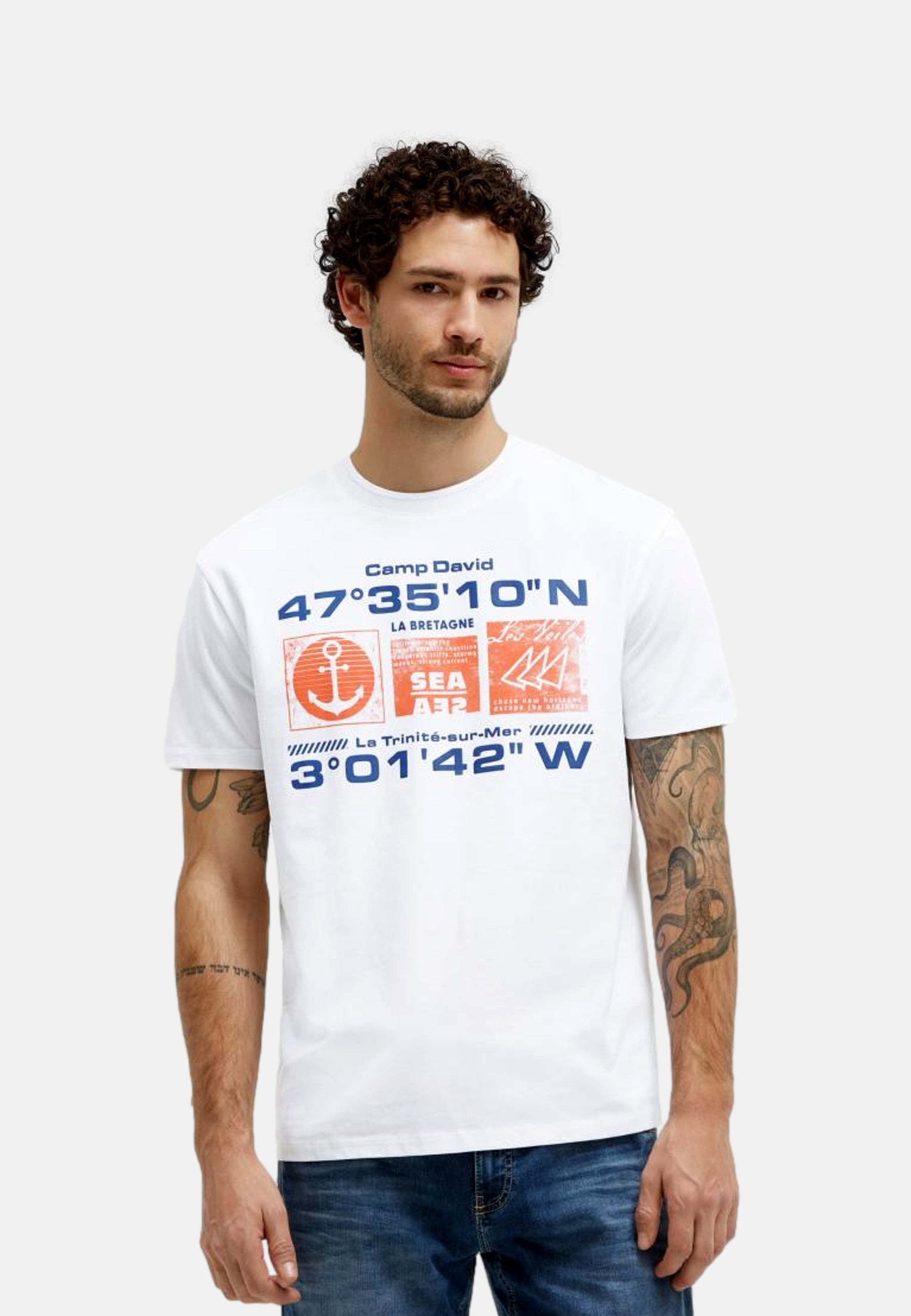 Camp David FRENCH COAST I Kurzarmshirt