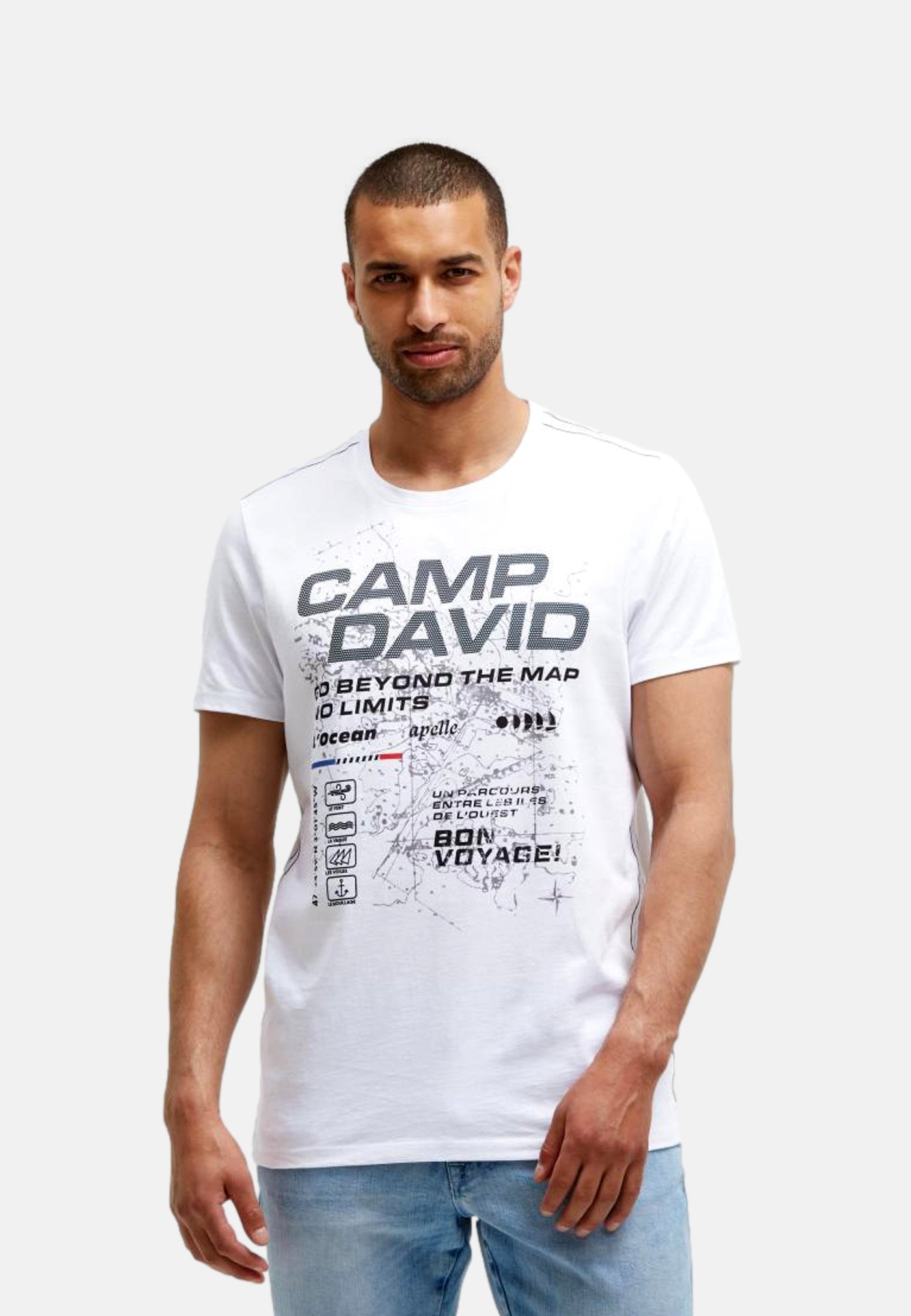 Camp David FRENCH COAST I Kurzarmshirt