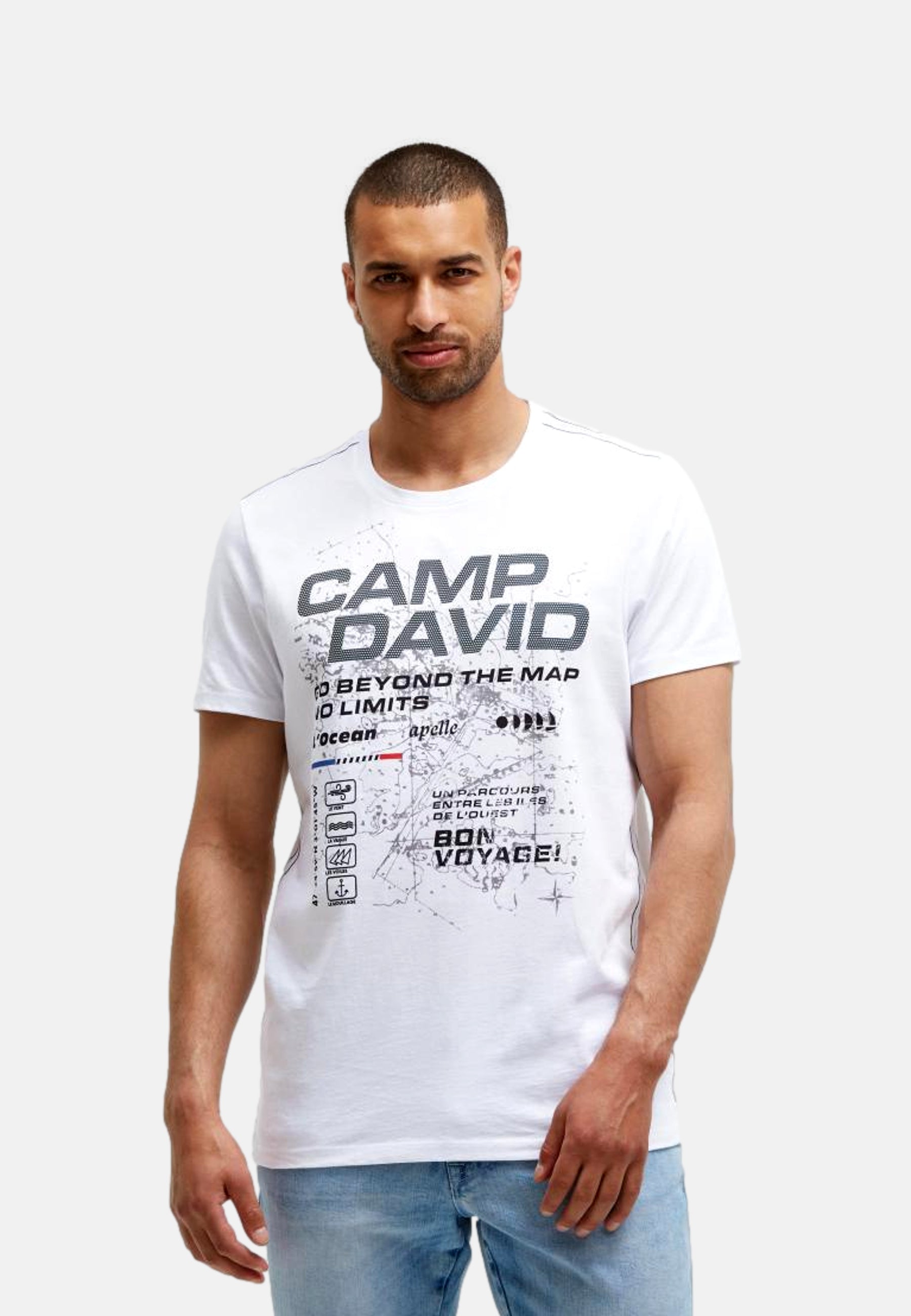 Camp David FRENCH COAST I Kurzarmshirt