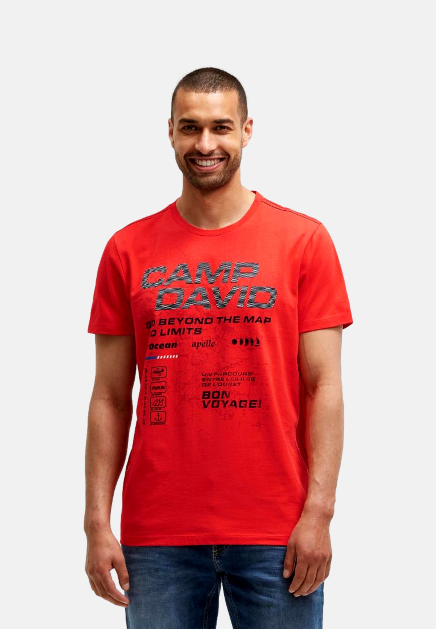 Camp David FRENCH COAST I Kurzarmshirt