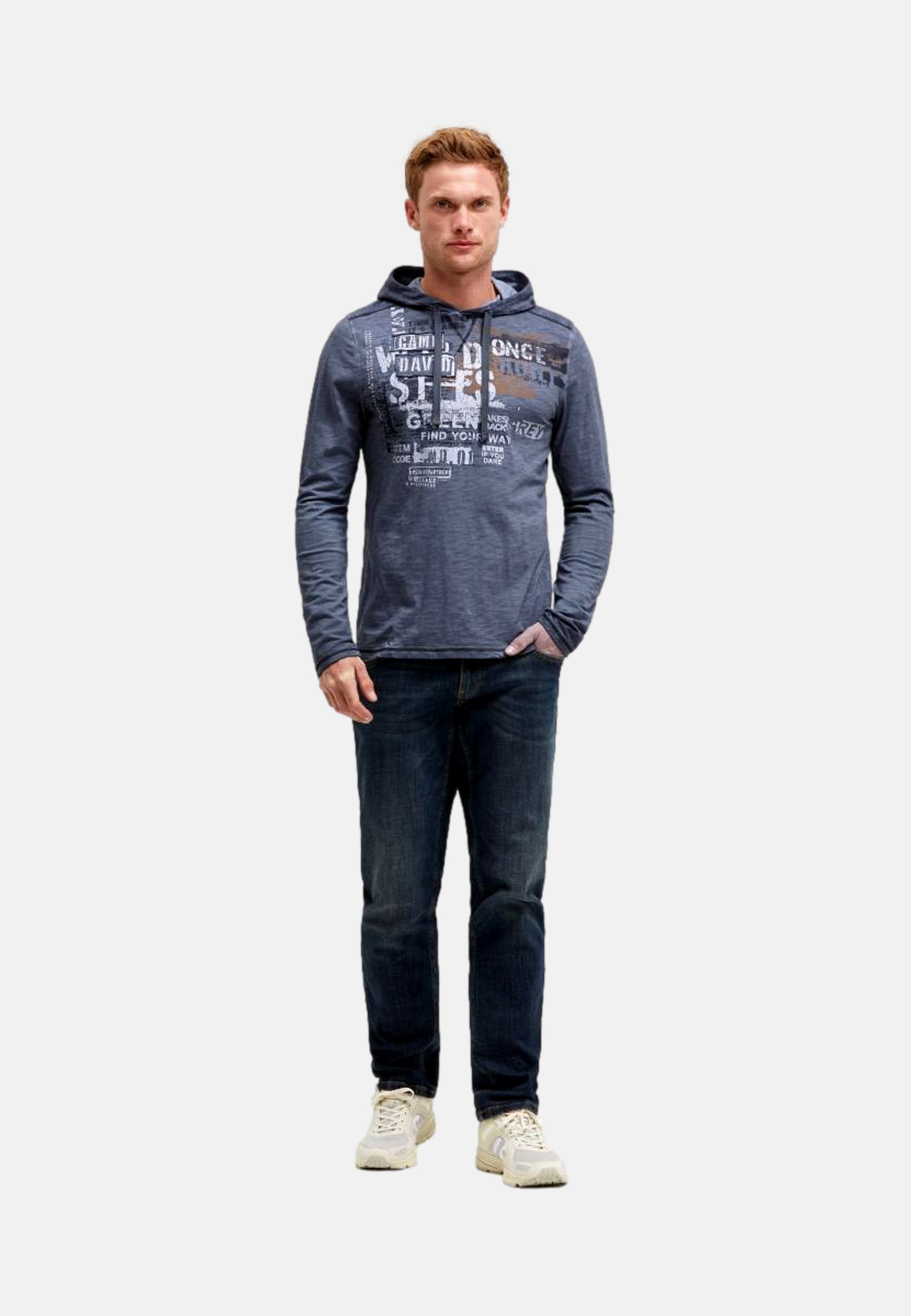 Camp David WILD SITES II Langarmshirt