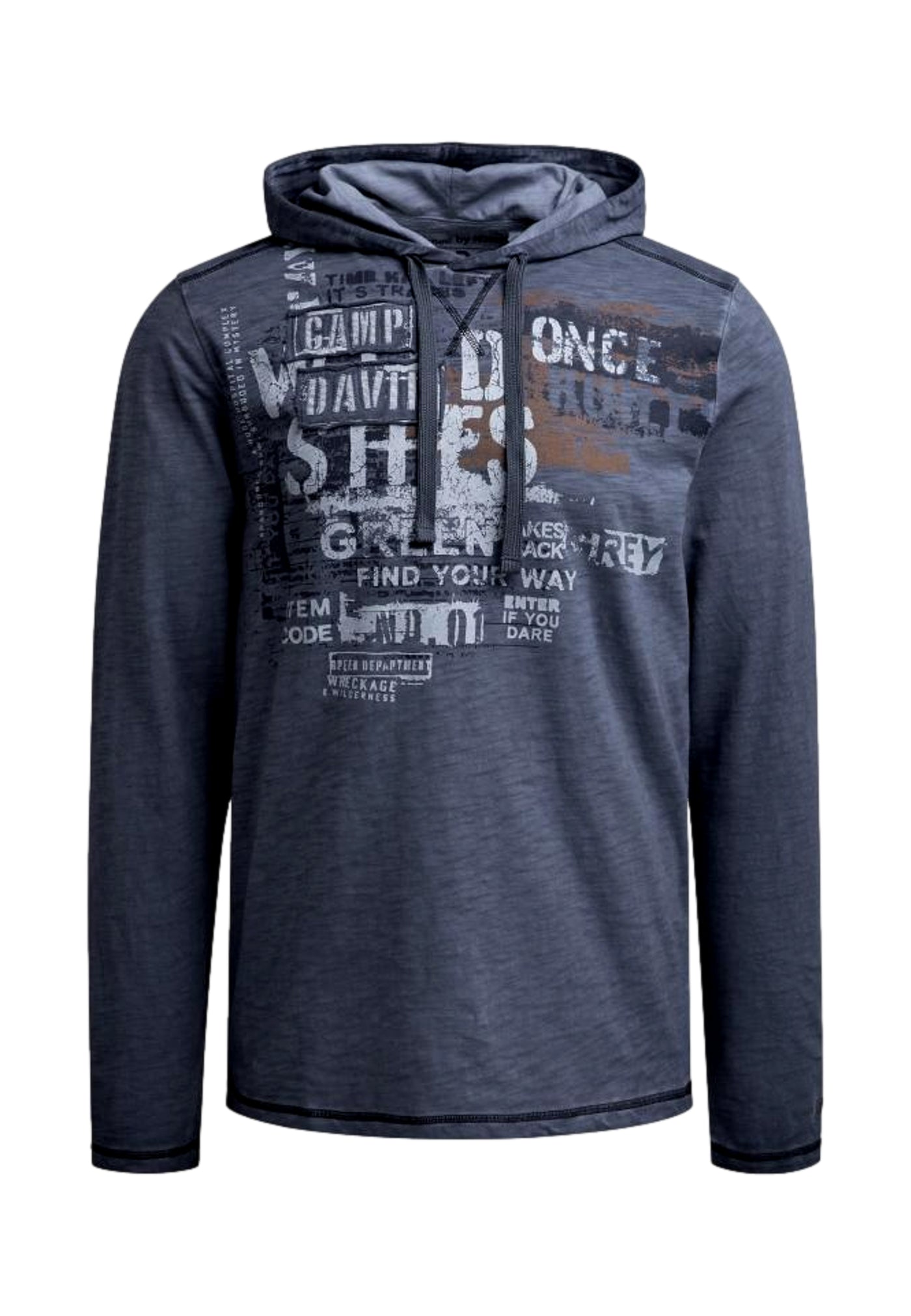 Camp David WILD SITES II Langarmshirt