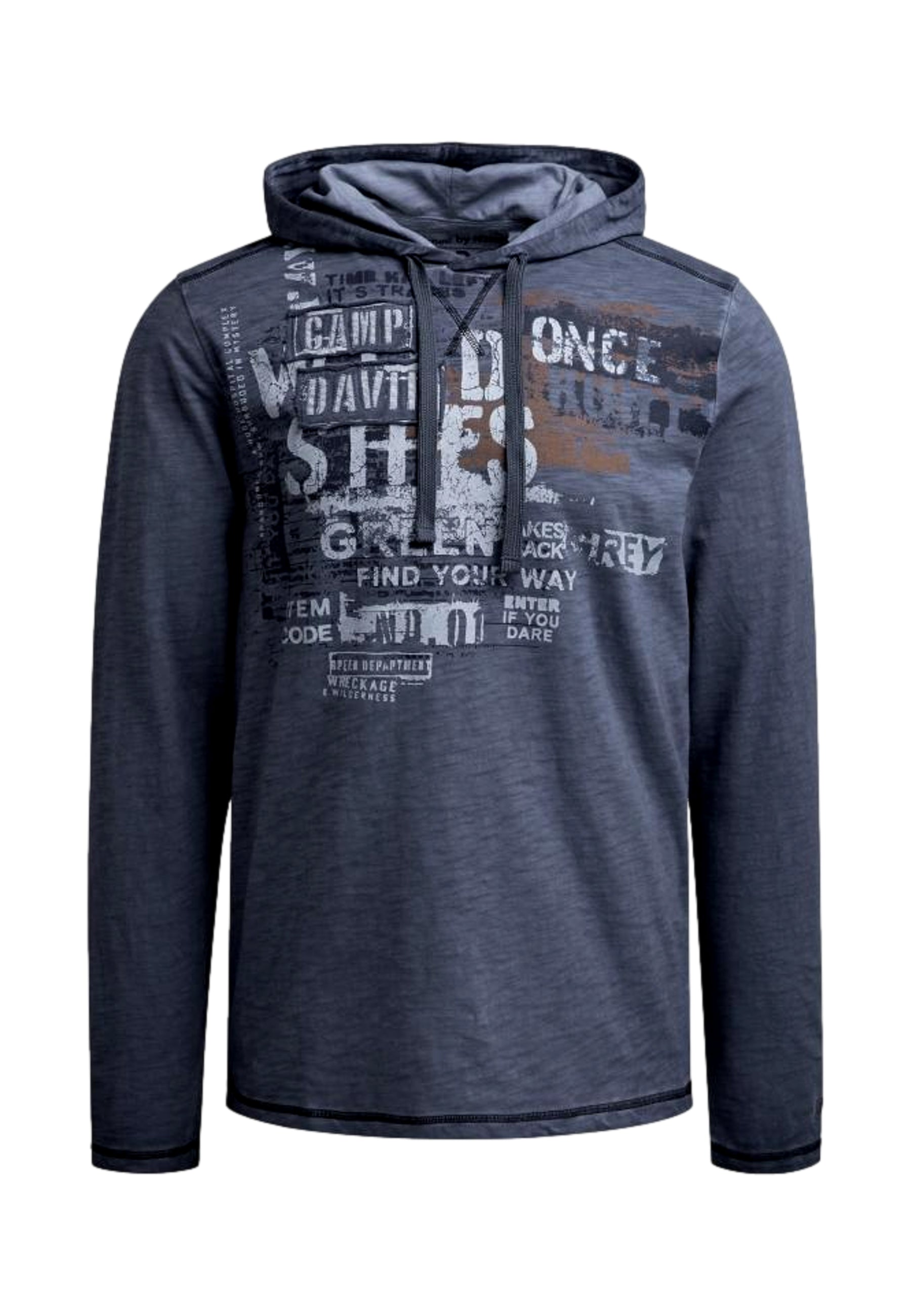 Camp David WILD SITES II Langarmshirt
