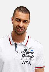 Camp David FRENCH COAST I Kurzarmshirt mit Polokragen