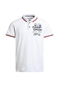 Camp David FRENCH COAST I Kurzarmshirt mit Polokragen