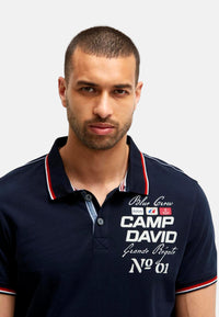 Camp David FRENCH COAST I Kurzarmshirt mit Polokragen