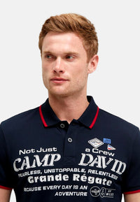 Camp David FRENCH COAST I Kurzarmshirt mit Polokragen