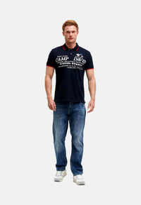 Camp David FRENCH COAST I Kurzarmshirt mit Polokragen