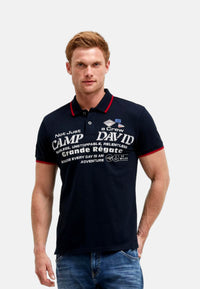 Camp David FRENCH COAST I Kurzarmshirt mit Polokragen