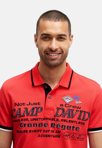 Camp David FRENCH COAST I Kurzarmshirt mit Polokragen