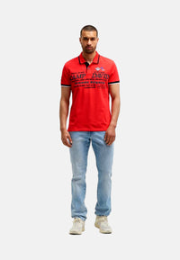 Camp David FRENCH COAST I Kurzarmshirt mit Polokragen