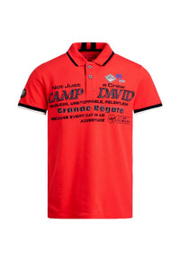 Camp David FRENCH COAST I Kurzarmshirt mit Polokragen