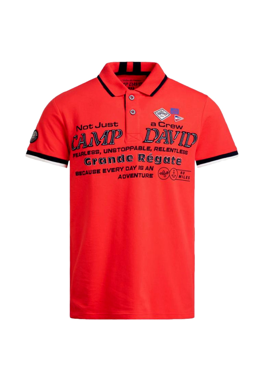 Camp David FRENCH COAST I Kurzarmshirt mit Polokragen