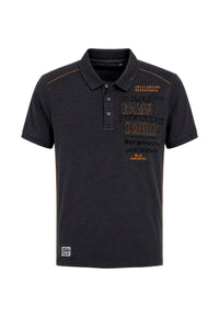 Camp David WILD SITES I Kurzarmshirt mit Polokragen