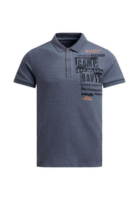Camp David WILD SITES I Kurzarmshirt mit Polokragen