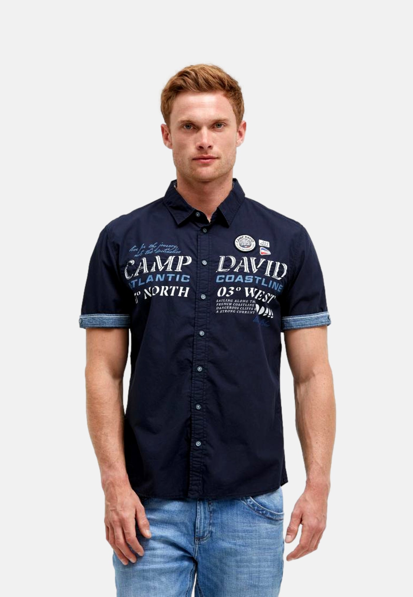 Camp David FRENCH COAST I Kurzarmhemd