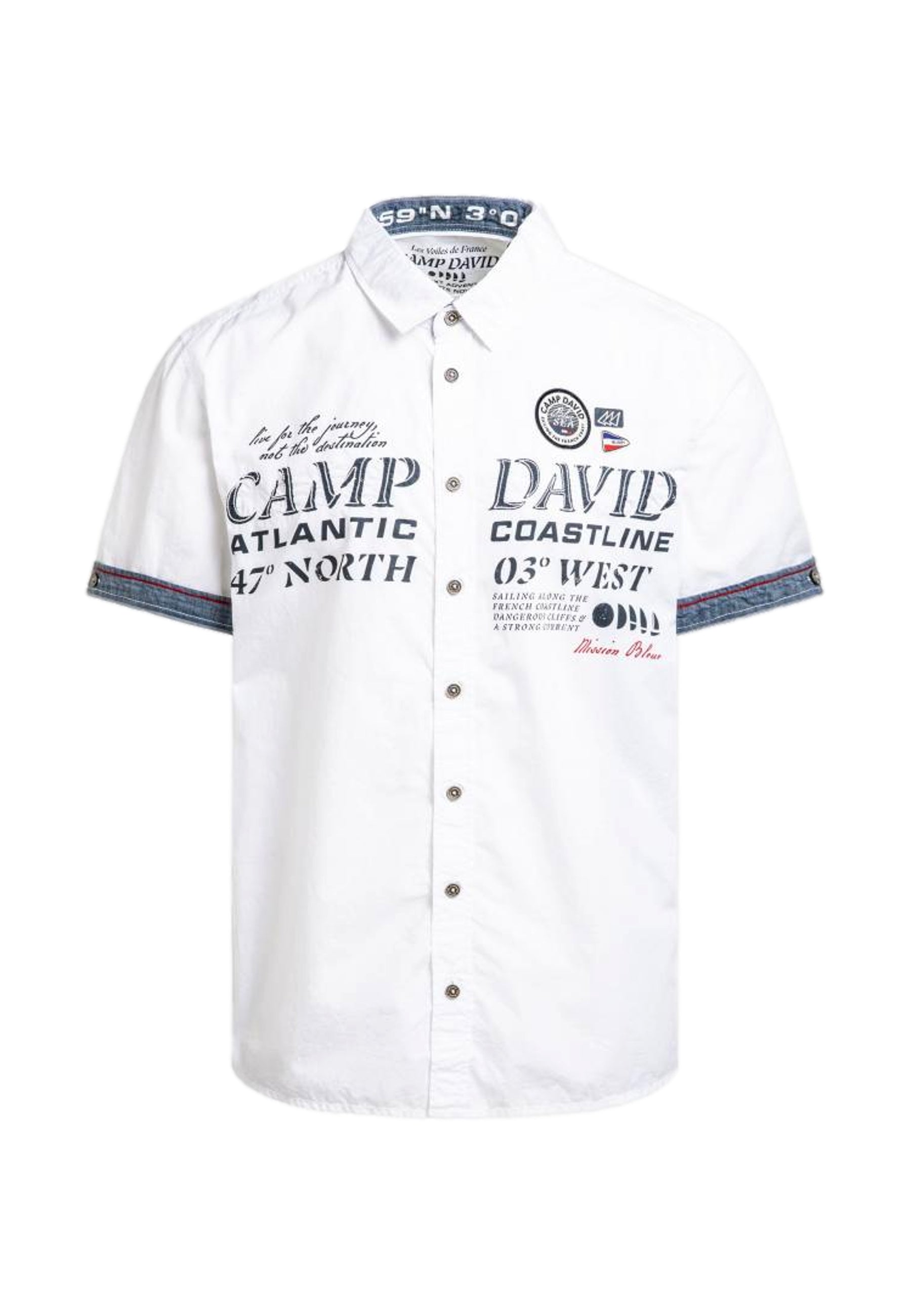 Camp David FRENCH COAST I Kurzarmhemd