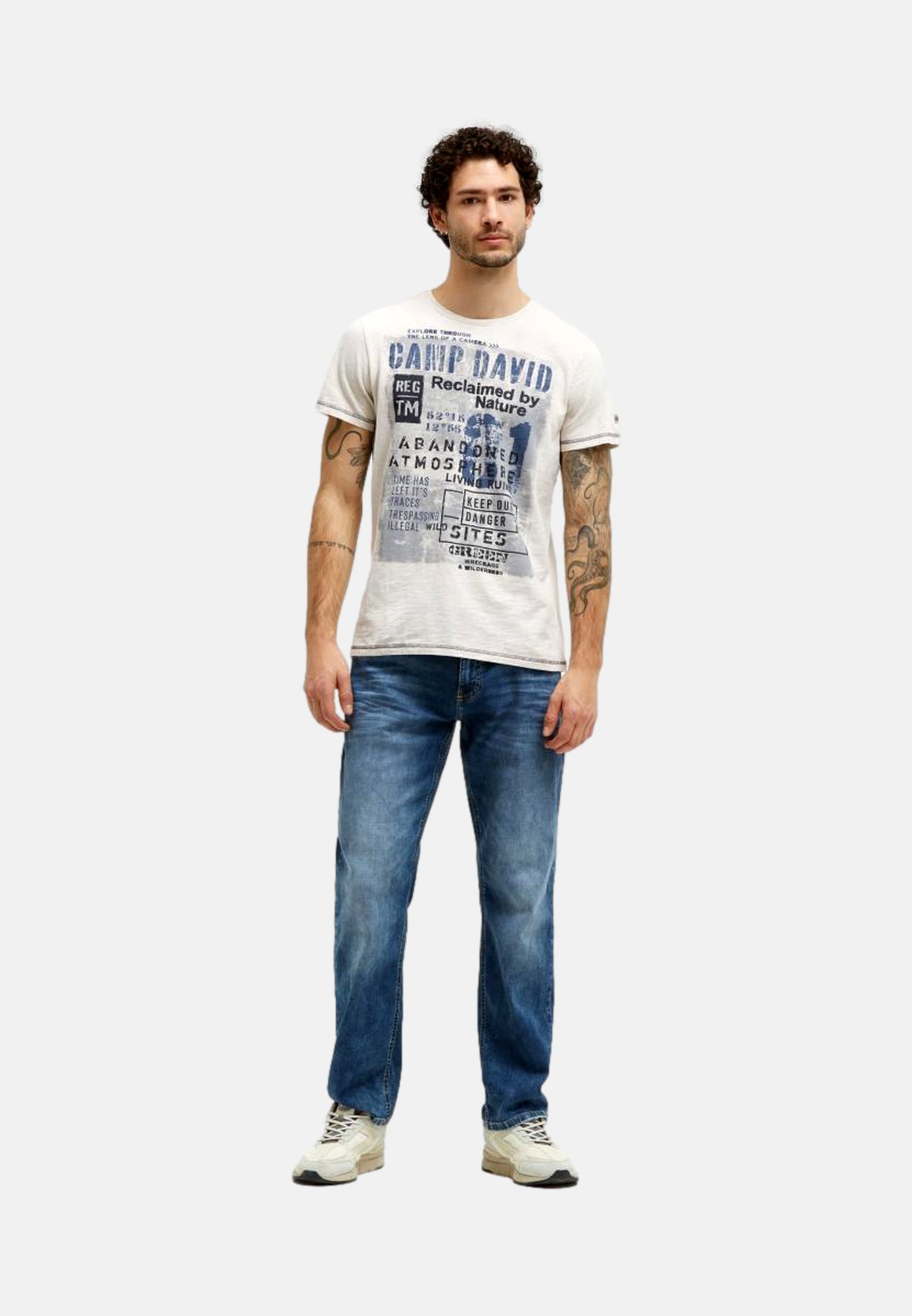 Camp David WILD SITES I Kurzarmshirt