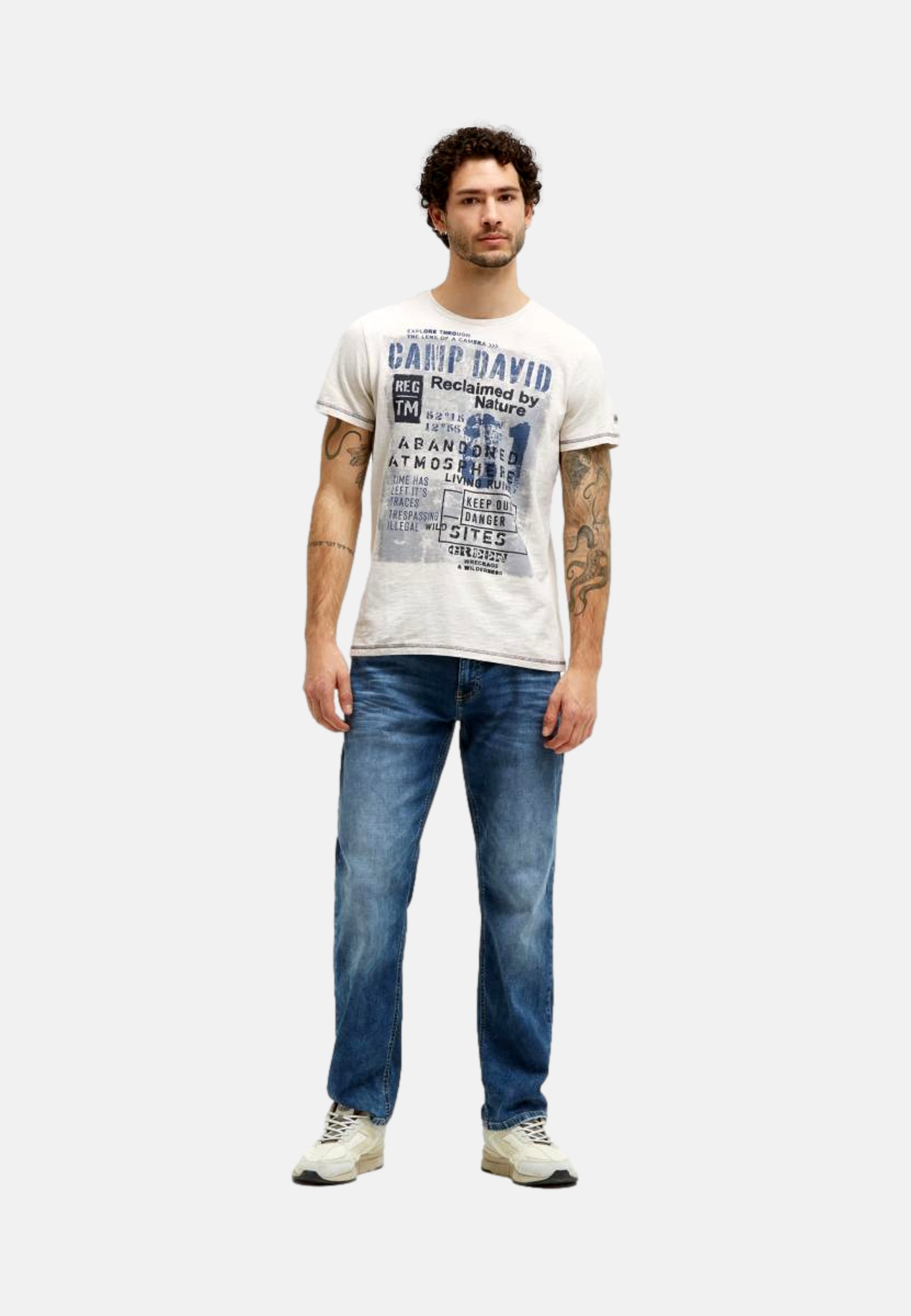 Camp David WILD SITES I Kurzarmshirt