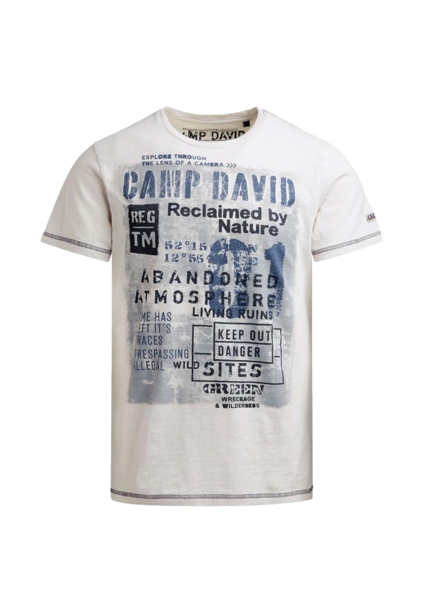 Camp David WILD SITES I Kurzarmshirt