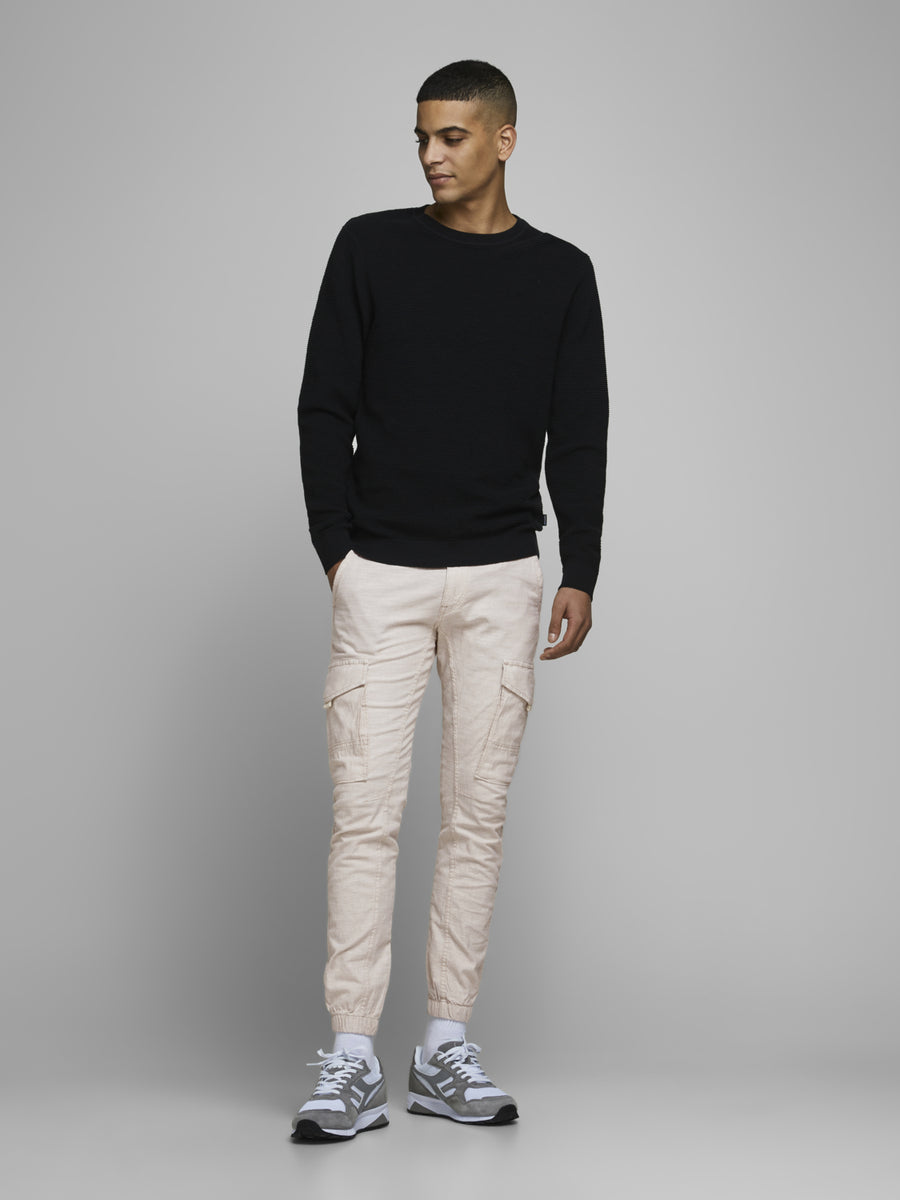 Jack & Jones PAUL FLAKE LINEN AKM 980 CARGOHOSE