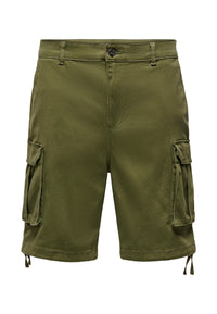 Only & Sons Fade kurze Hose mit Taschen