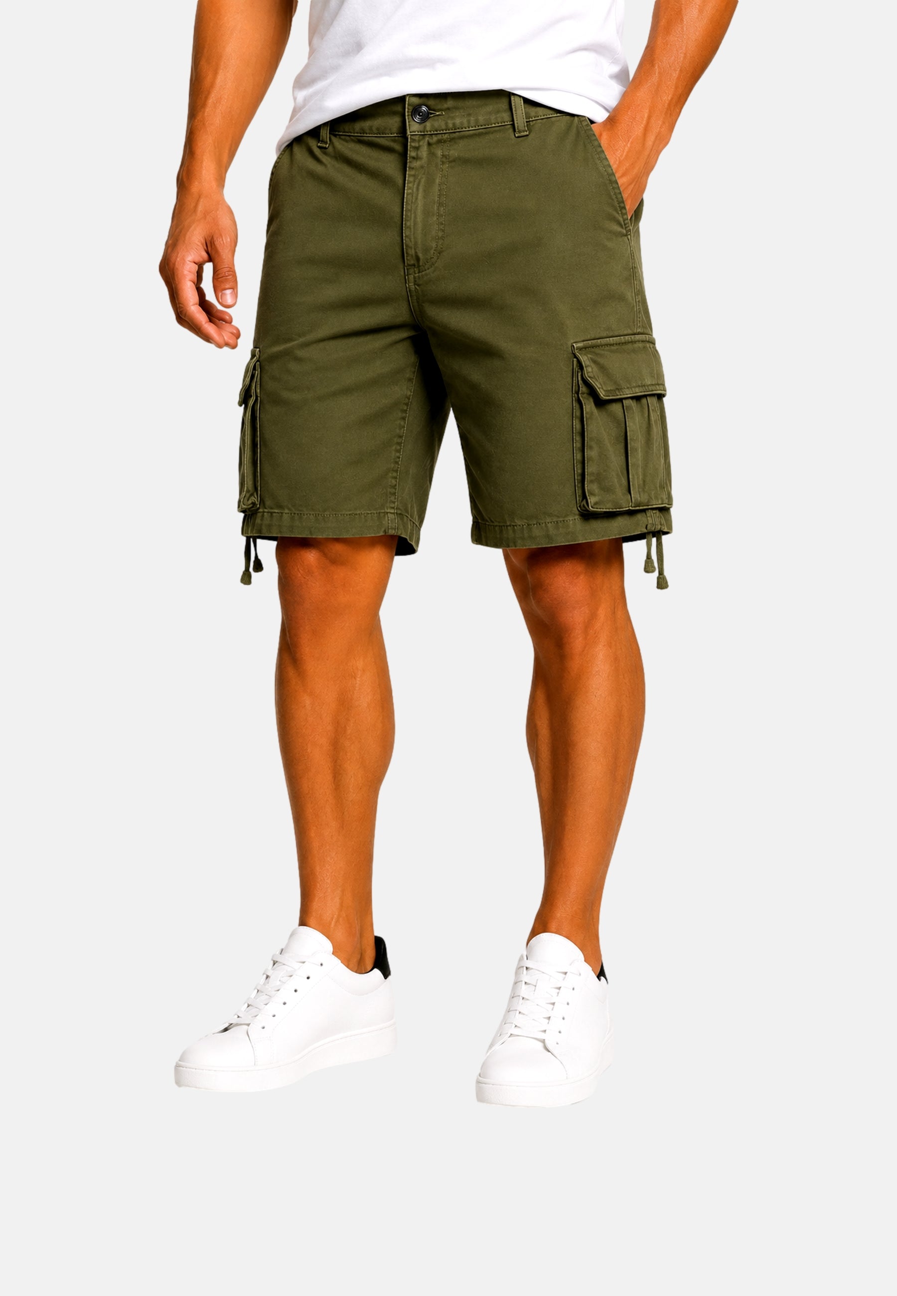 Only & Sons Fade kurze Hose mit Taschen