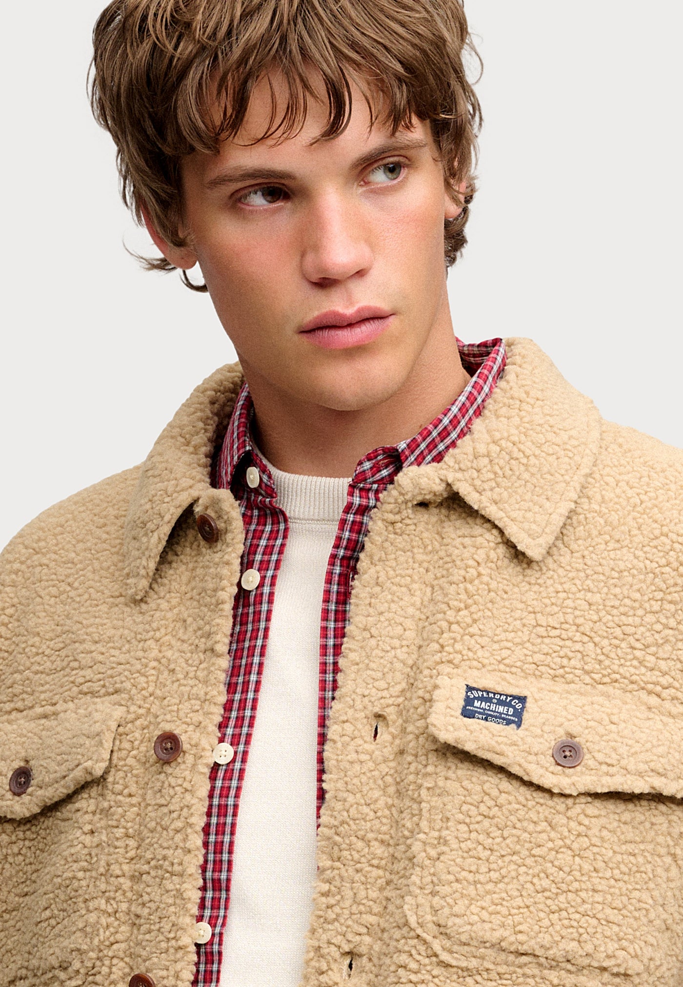 Superdry RETRO FLEECE OVERSHIRT