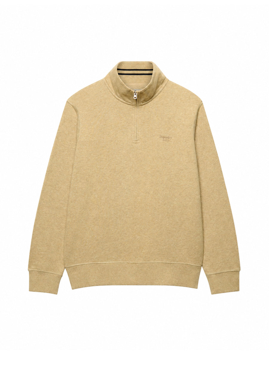 Superdry ESSENTIAL SERIF LOGO HALF ZIP