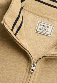 Superdry ESSENTIAL SERIF LOGO HALF ZIP