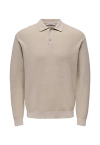 Only & Sons Tony Langarmshirt mit Polokragen