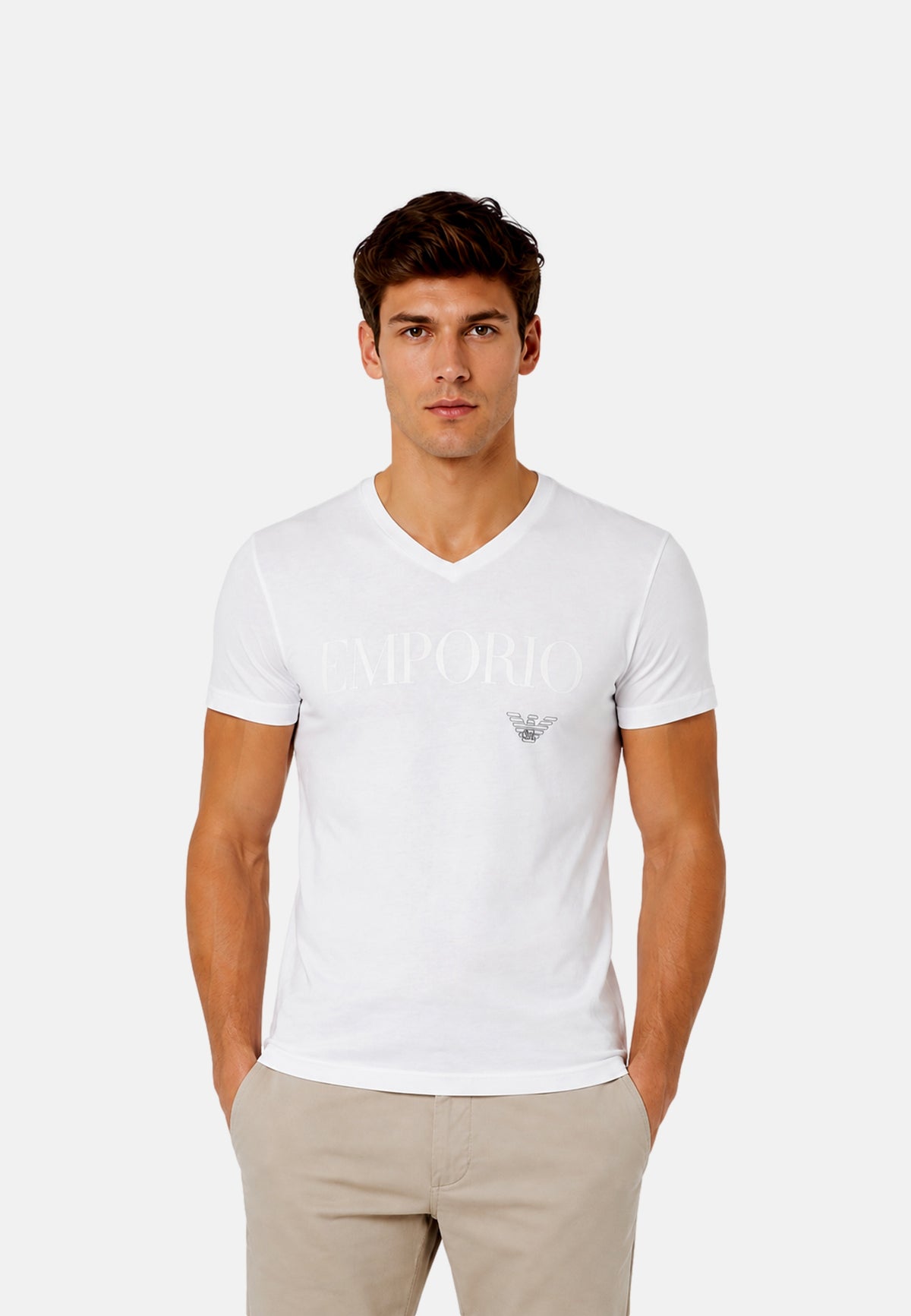 Emporio Armani T-Shirt mit V-Ausschnitt Shortsleeve