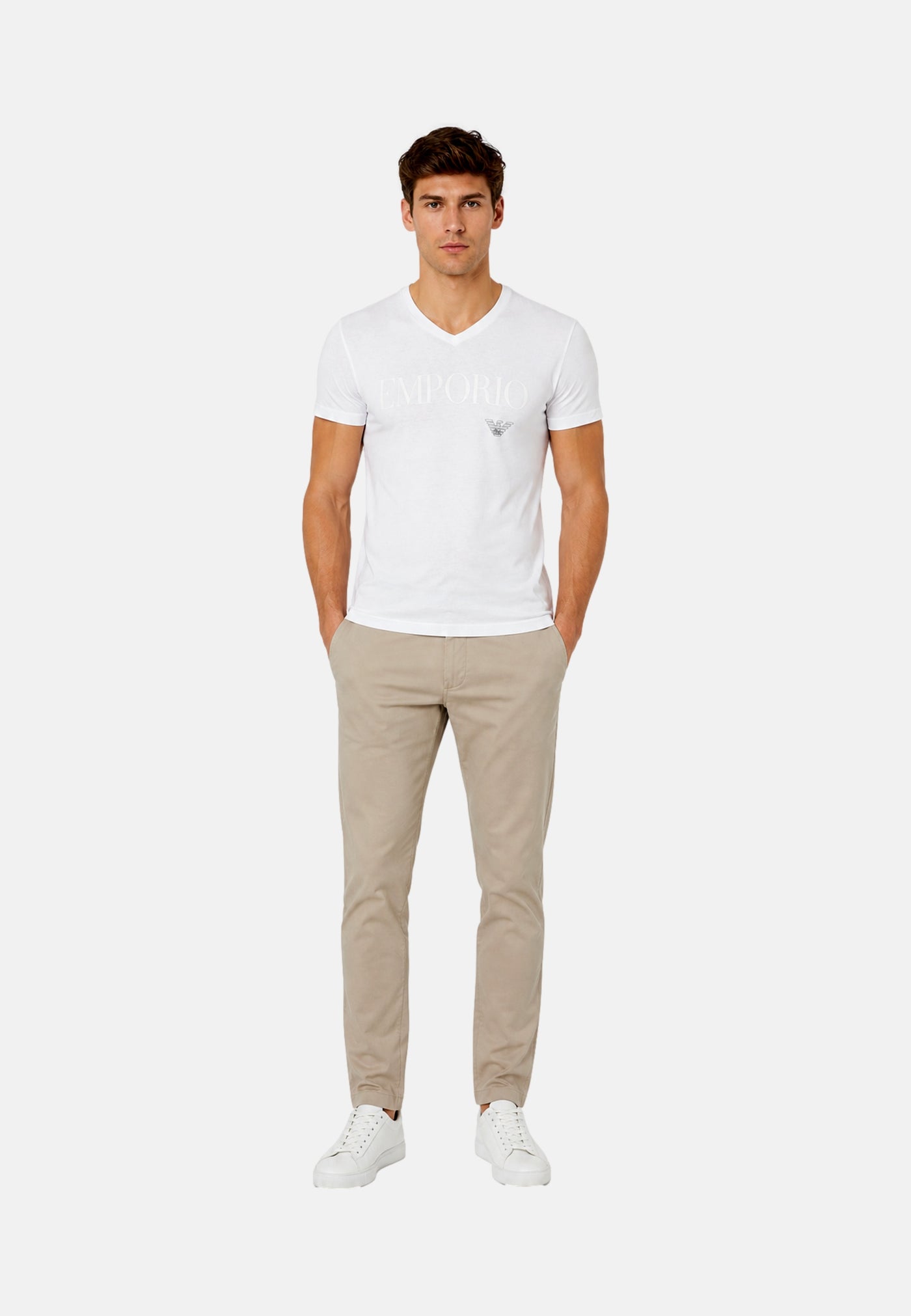 Emporio Armani T-Shirt mit V-Ausschnitt Shortsleeve
