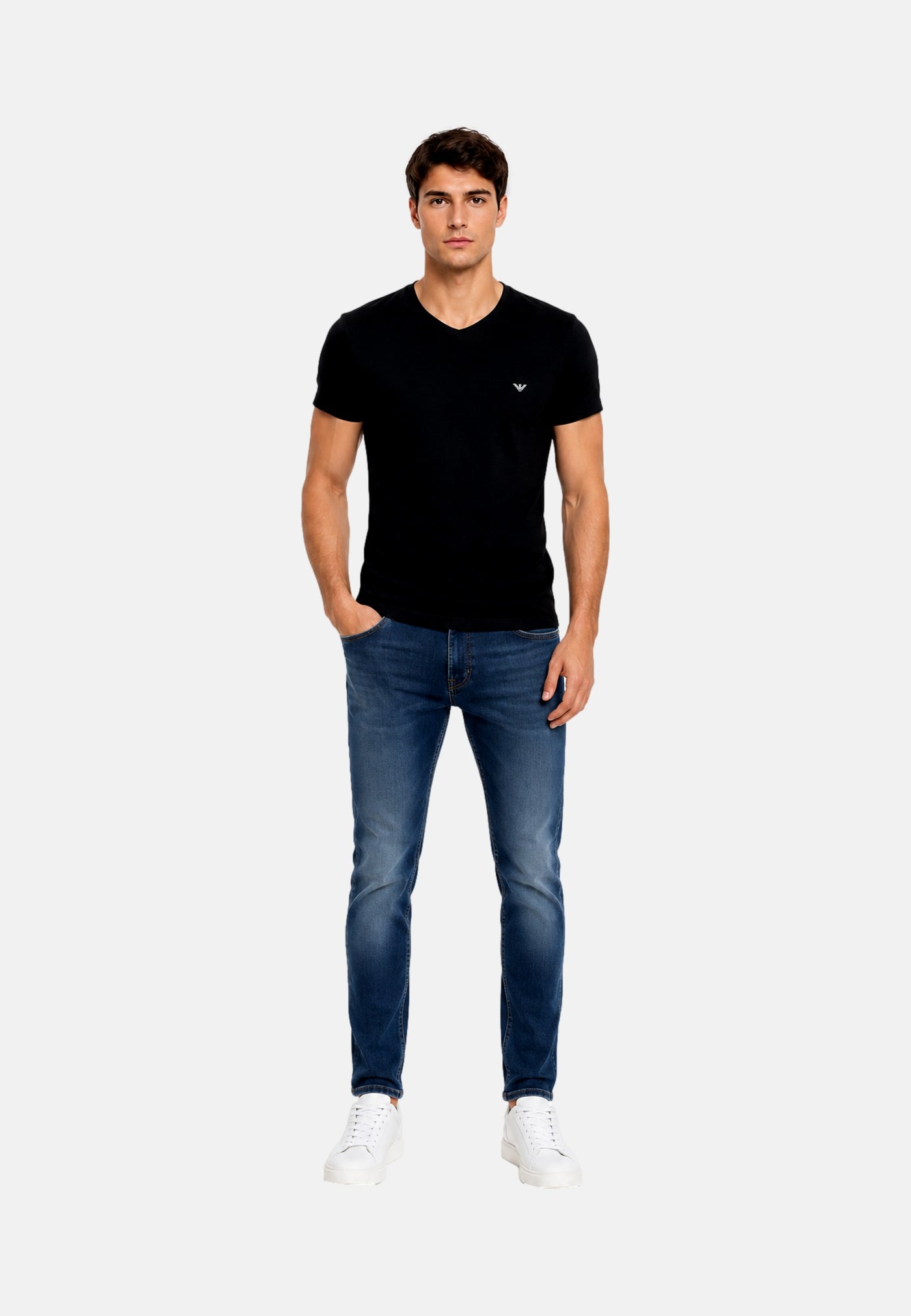 Emporio Armani T-Shirt mit V-Ausschnitt Shortsleeve