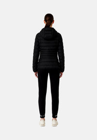 Emporio Armani Leichte Steppjacke mit abnehmbarer Kapuze und innenliegendem Stehkragen