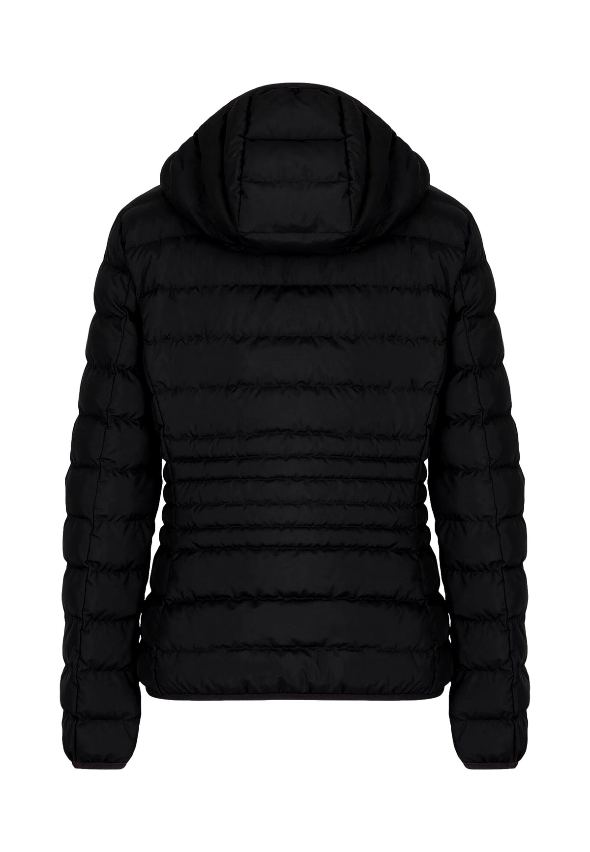Emporio Armani Leichte Steppjacke mit abnehmbarer Kapuze und innenliegendem Stehkragen