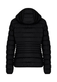 Emporio Armani Leichte Steppjacke mit abnehmbarer Kapuze und innenliegendem Stehkragen