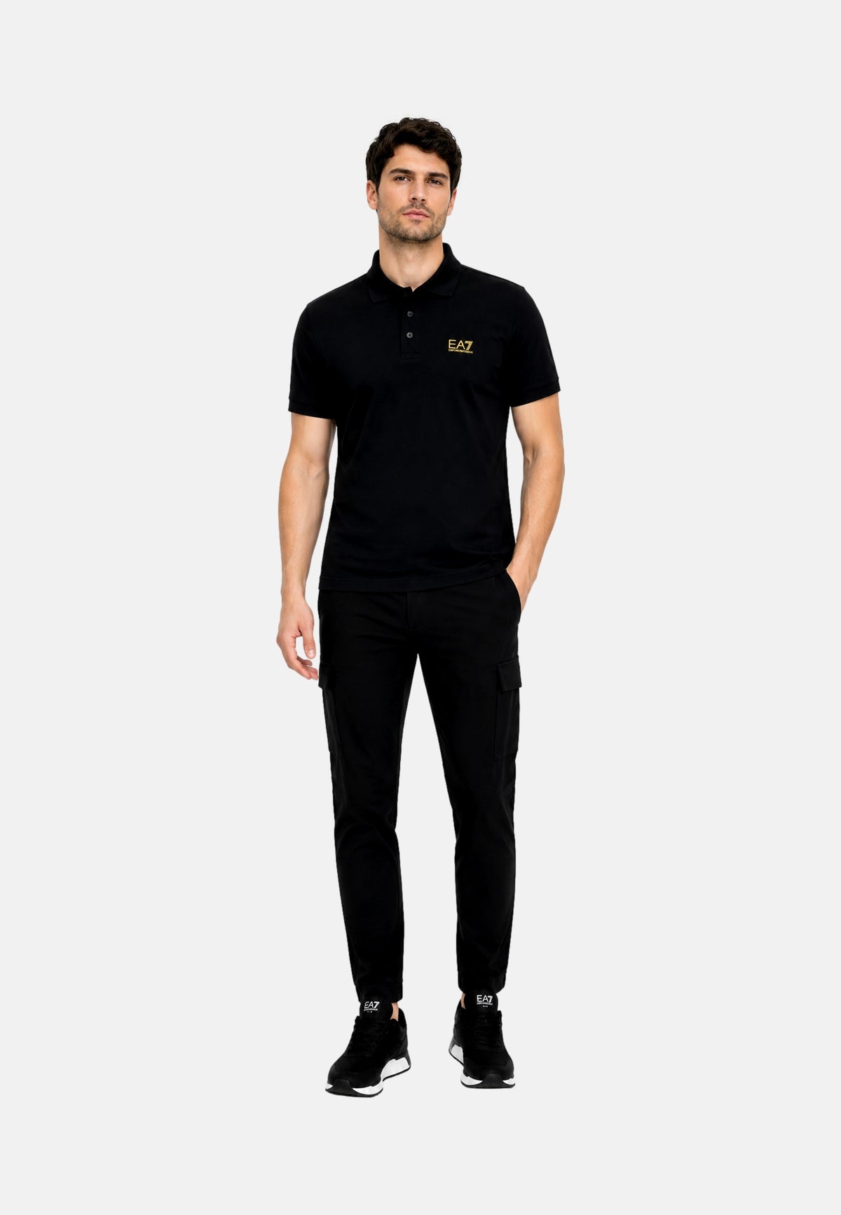 Emporio Armani Kurzarmshirt mit Polokragen