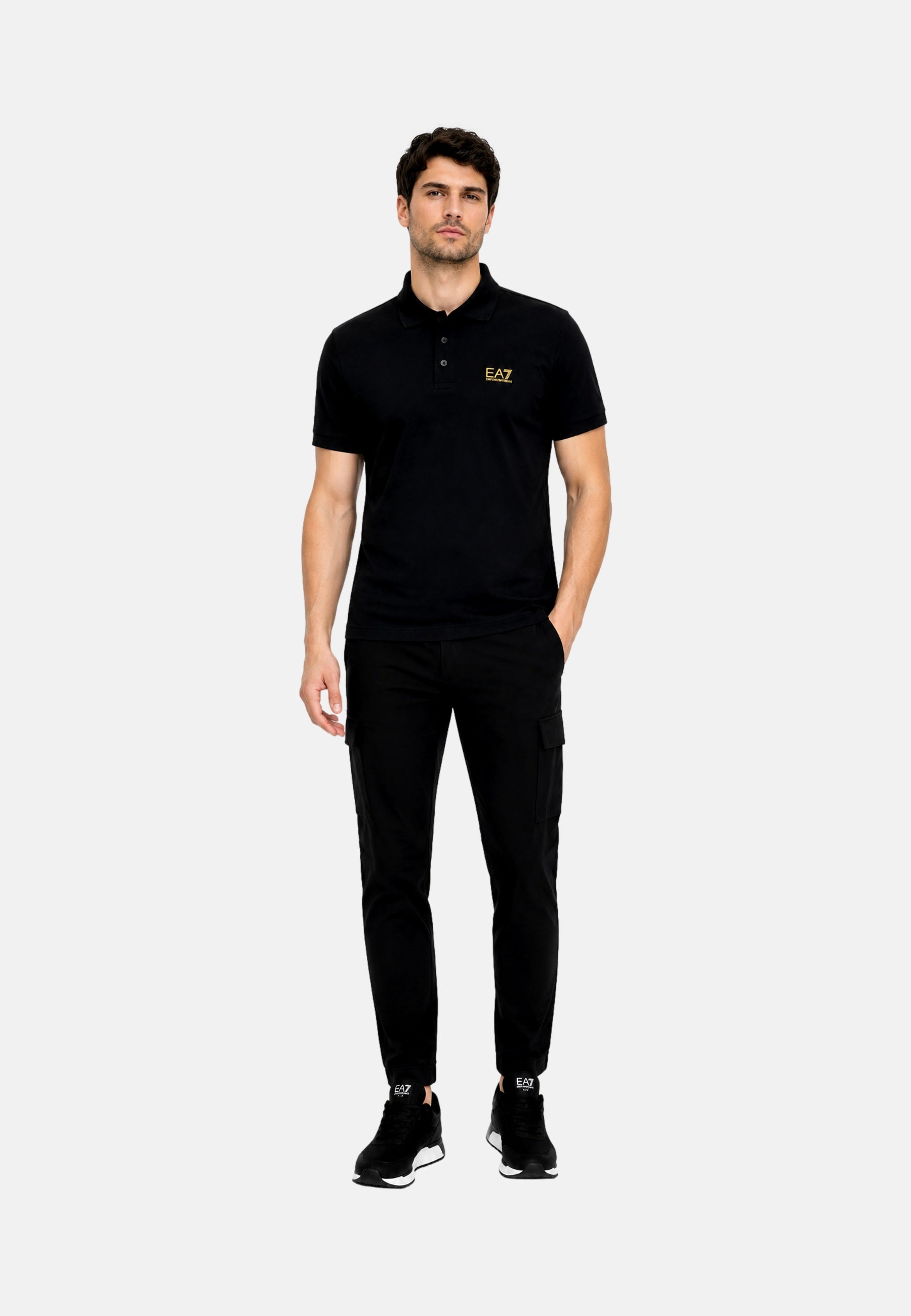Emporio Armani Kurzarmshirt mit Polokragen