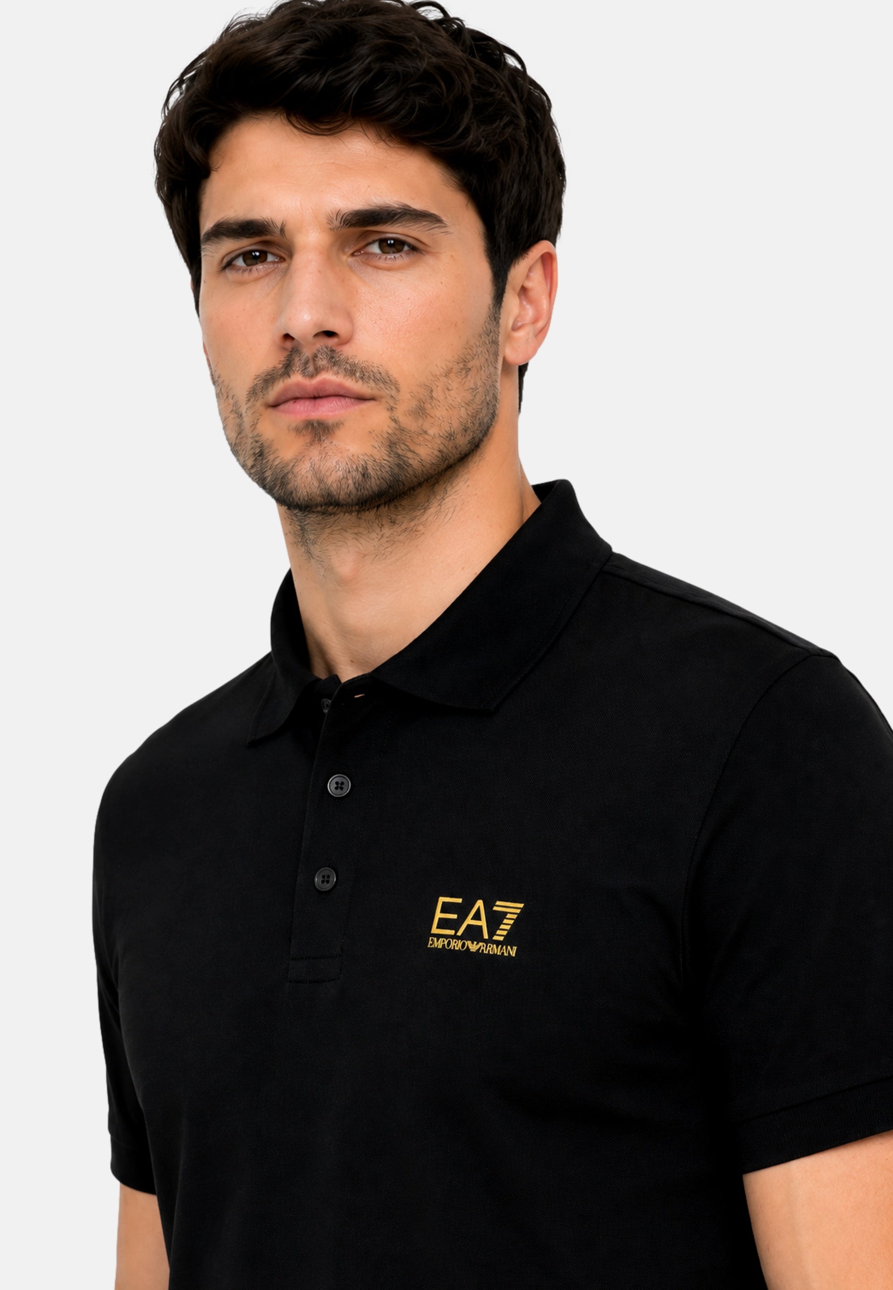 Emporio Armani Kurzarmshirt mit Polokragen