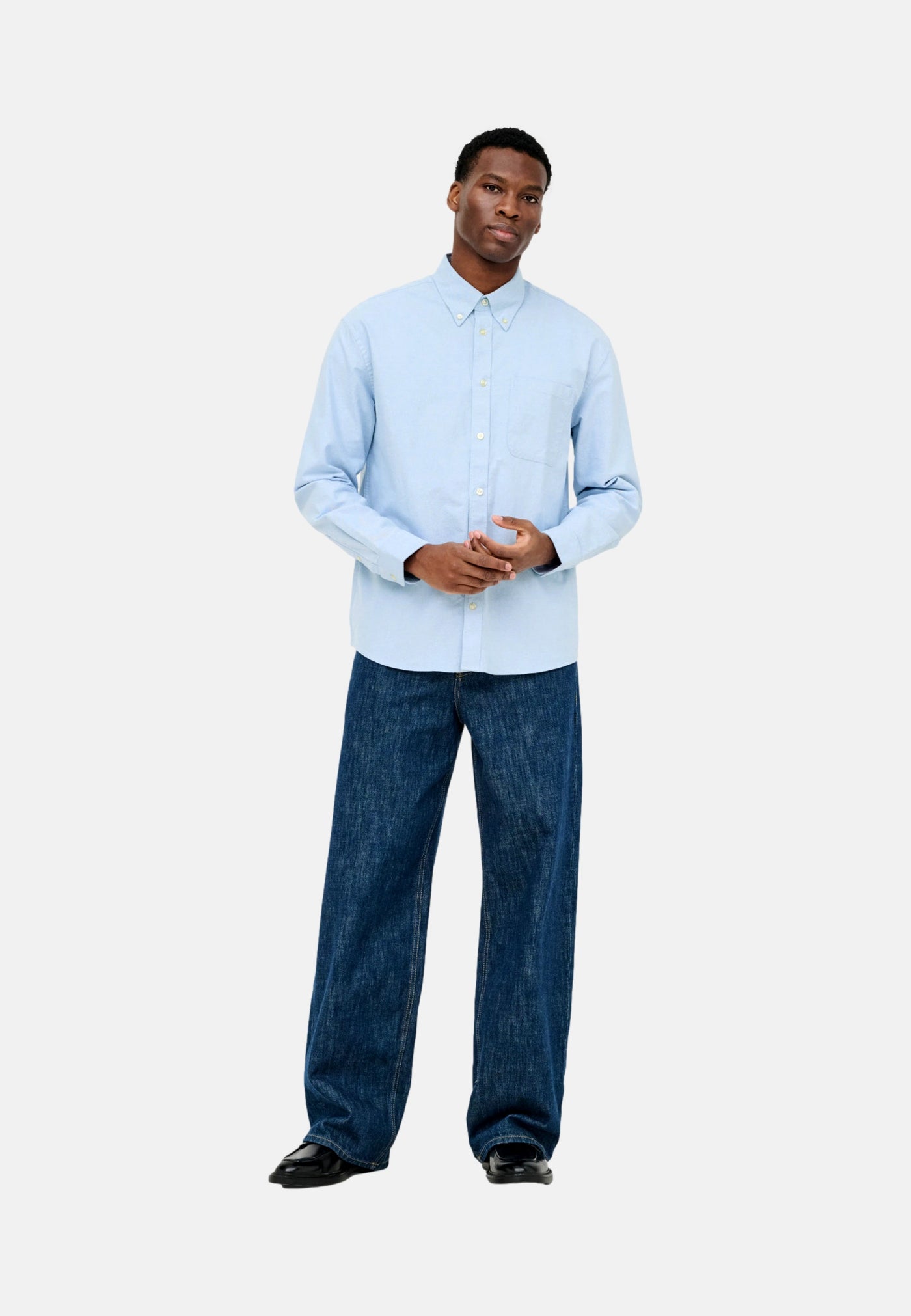 Only & Sons Oxford Langarmhemd