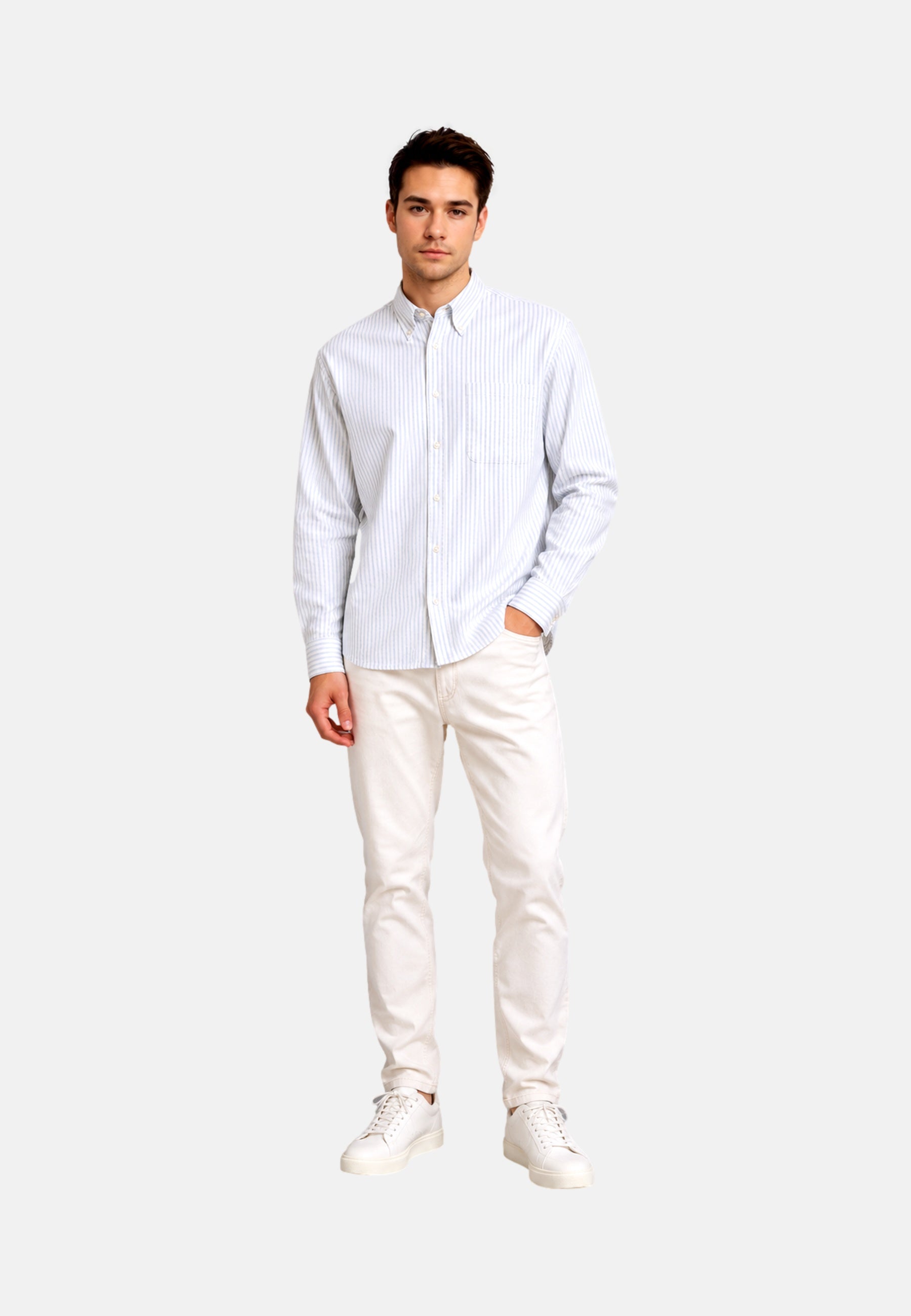 Only & Sons Oxford Langarmhemd