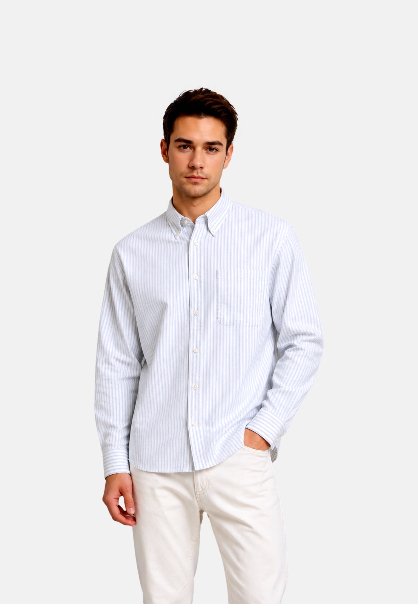 Only & Sons Oxford Langarmhemd